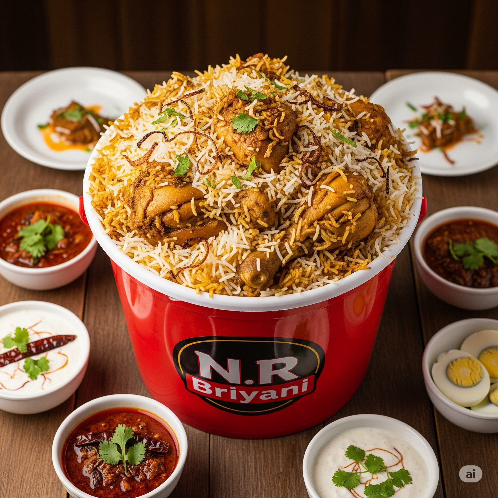 Chicken Bucket Briyani