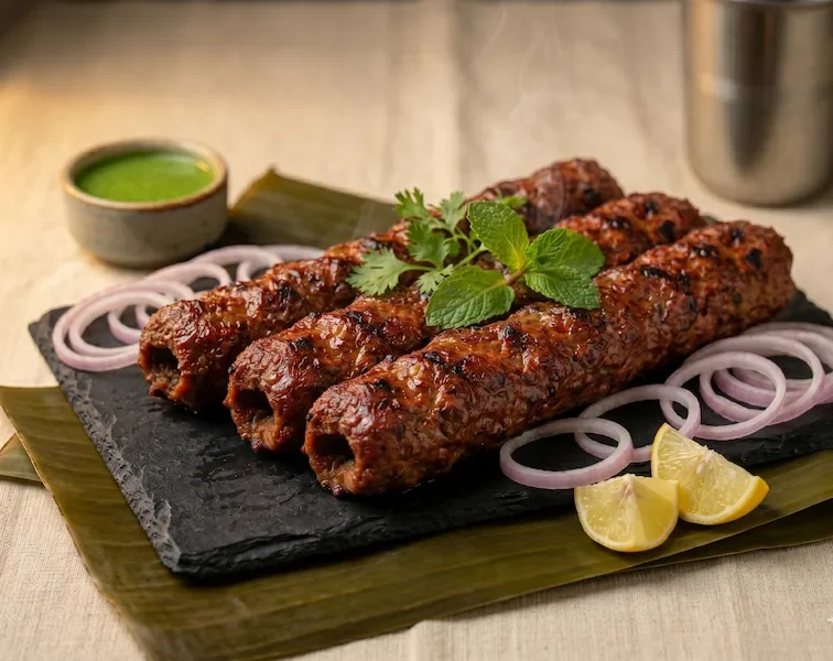 Beef Seekh Roll Ambur — Best Seekh Kabab Roll in Ambur Tamil Nadu