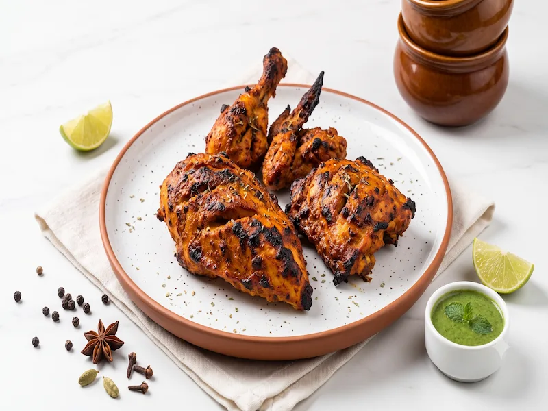 CHICKEN TANDOORI HALF